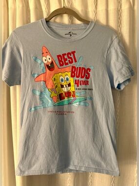 Universal Studios Sponge Bob SquarePants  “Best Buds” t-shirt. Sz. L youth.